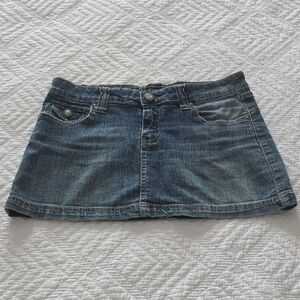 BONGO Blue Denim Mini Skirt